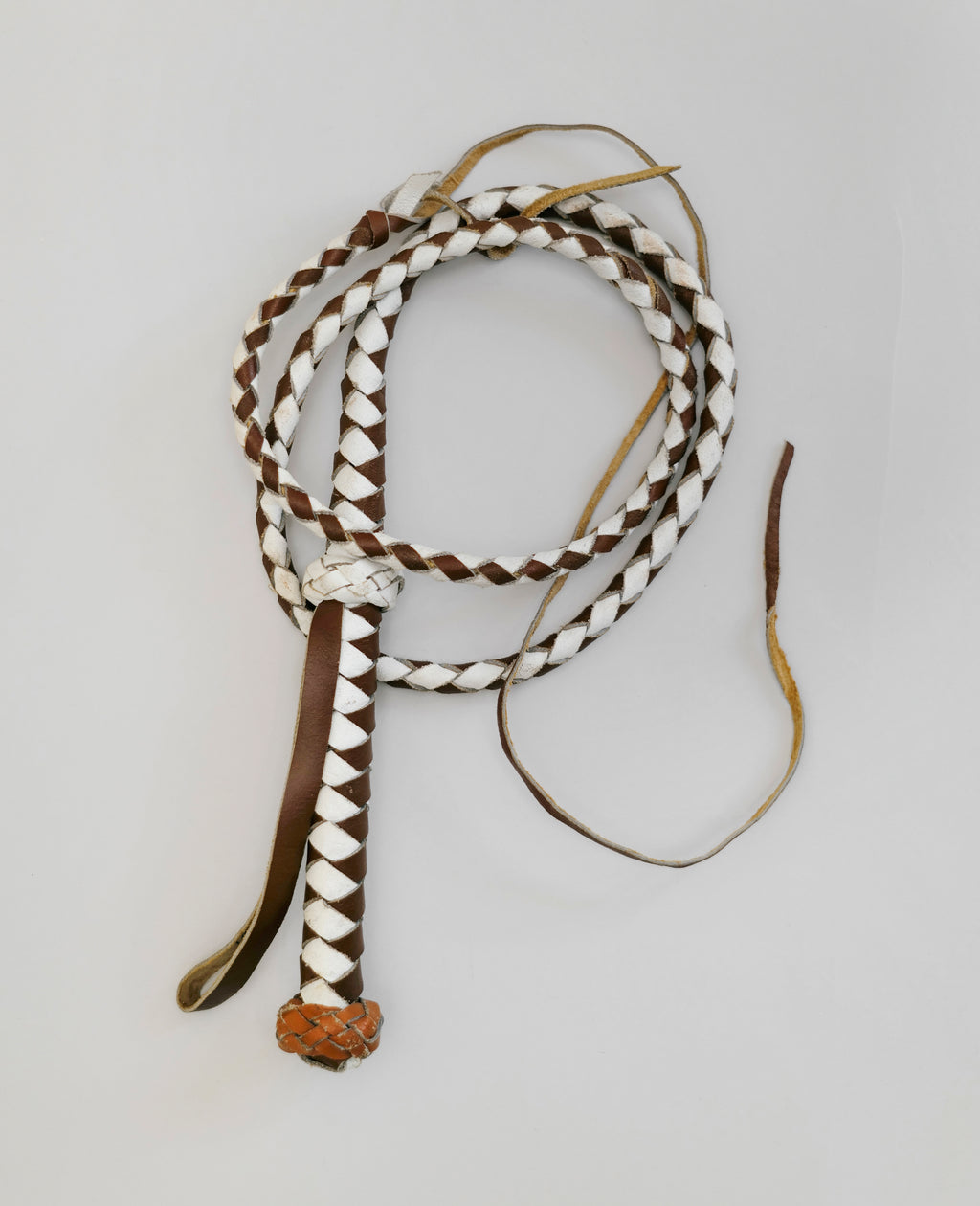Vintage Braided Bullwhip