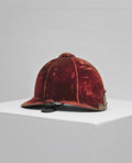 Mid-century Maroon Riding Helmet