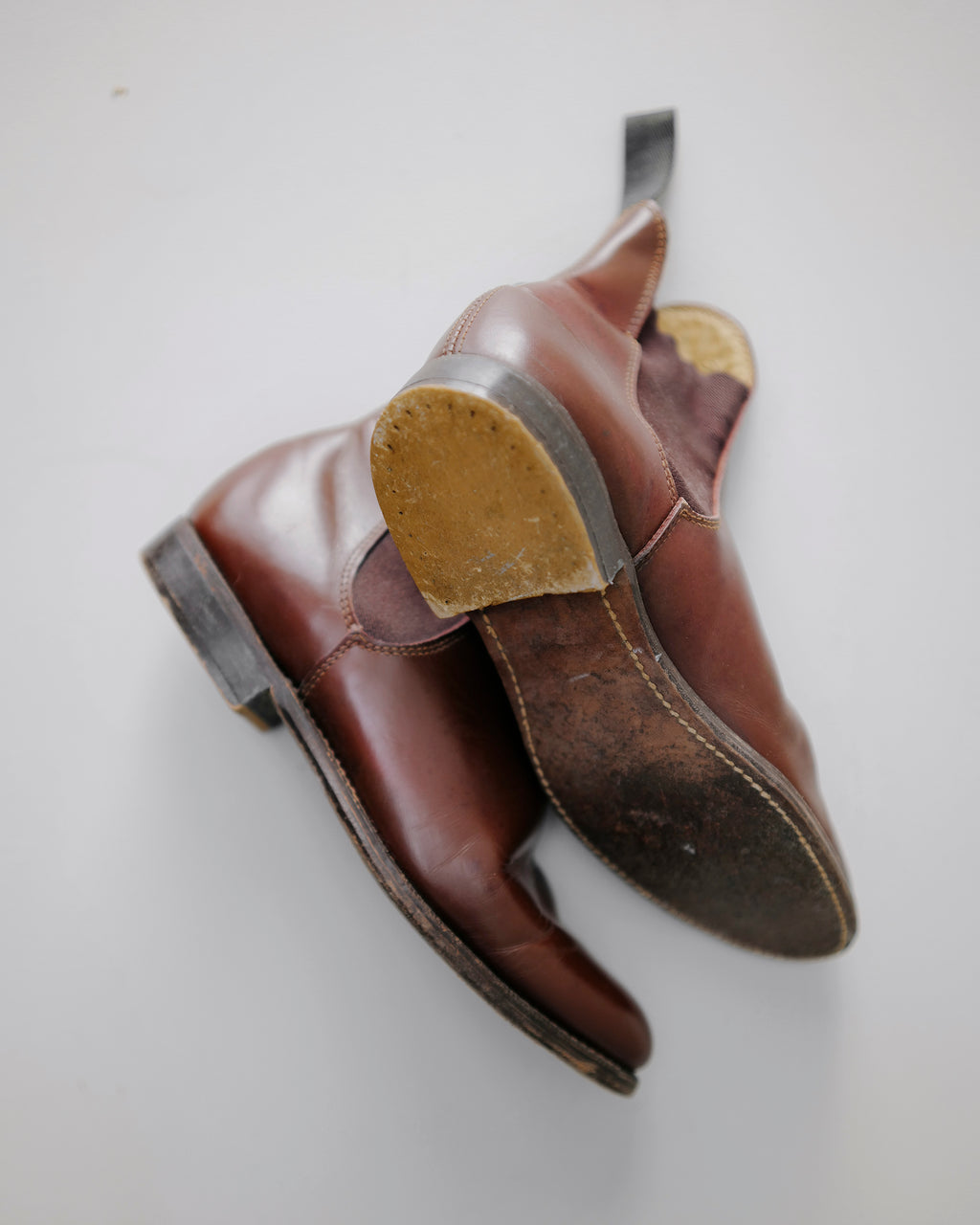 Riding Judphur boots.