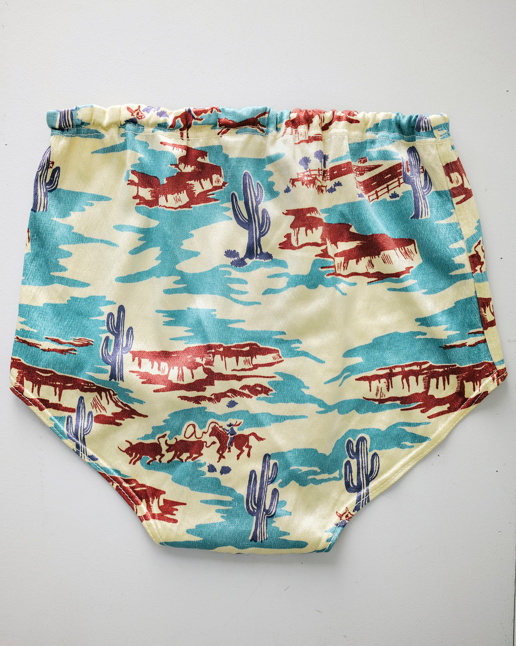 Western swim trunks 1940s.