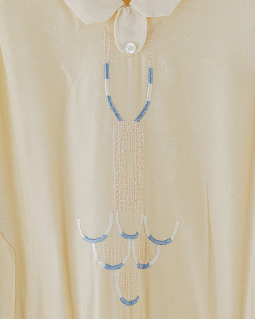 1920s Silk Dress