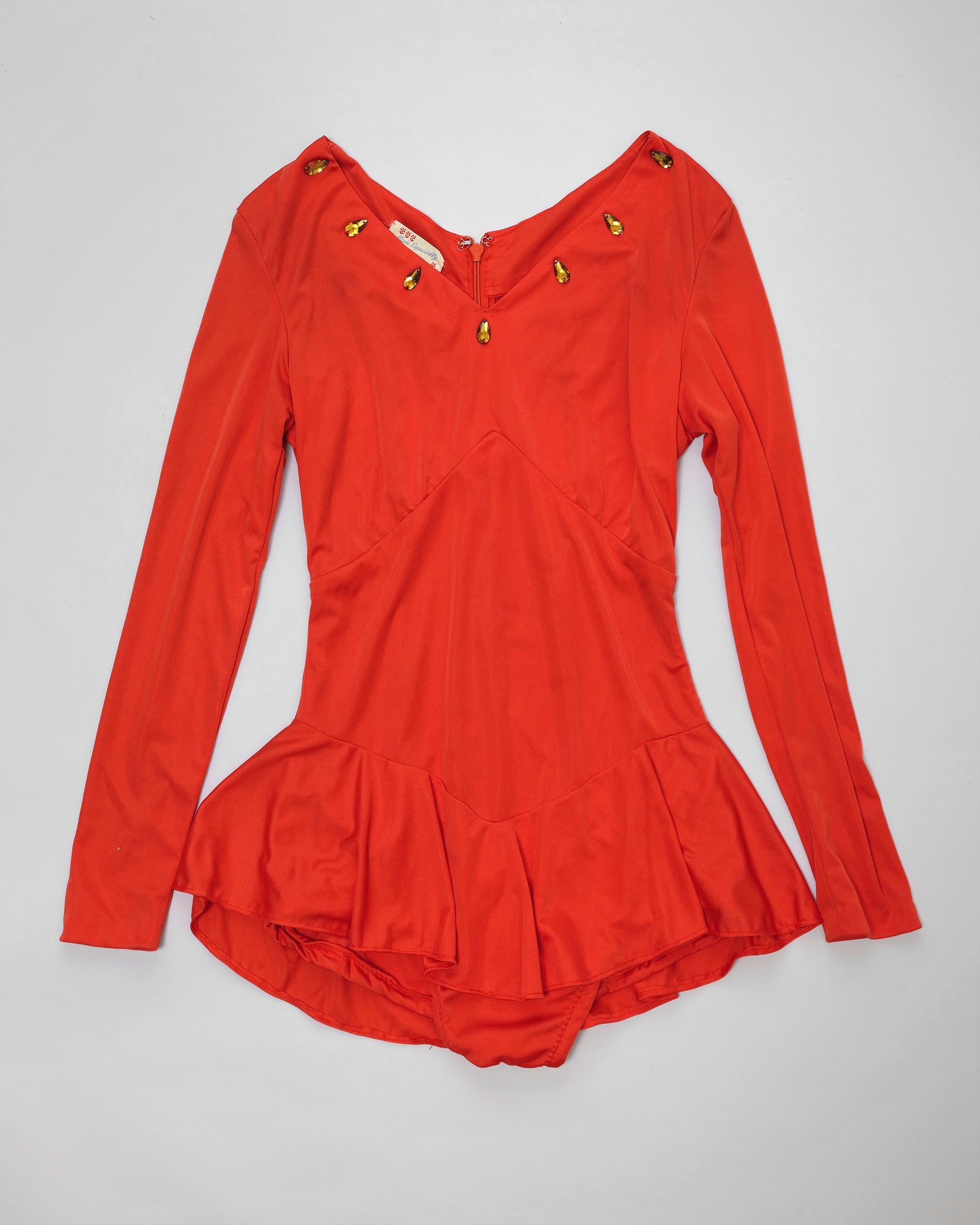 Vintage ice skating costume.
